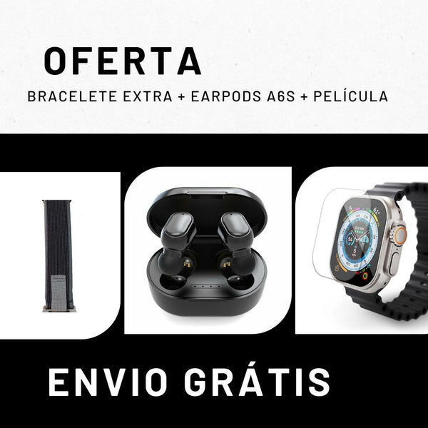 Watch 10 Ultra 3 Max 49mm + BRINDES