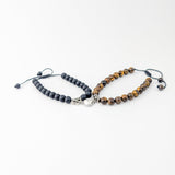 Pulseira Olho de Tigre, Pulseiras Magnéticas Casal, Pulseira de Pedras Naturais, símbolo de união e proteção para casais.
