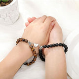 Pulseira Olho de Tigre, Pulseiras Magnéticas Casal, Pulseira de Pedras Naturais, símbolo de união e proteção para casais.